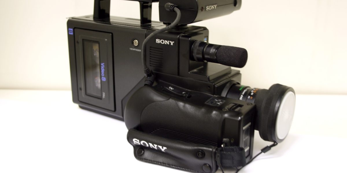 Sony Video8 CCD-V8E portable camcorder