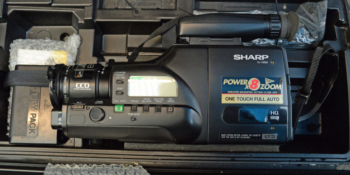 Sharp VL-C650 ViewCam Hi8 camcorder