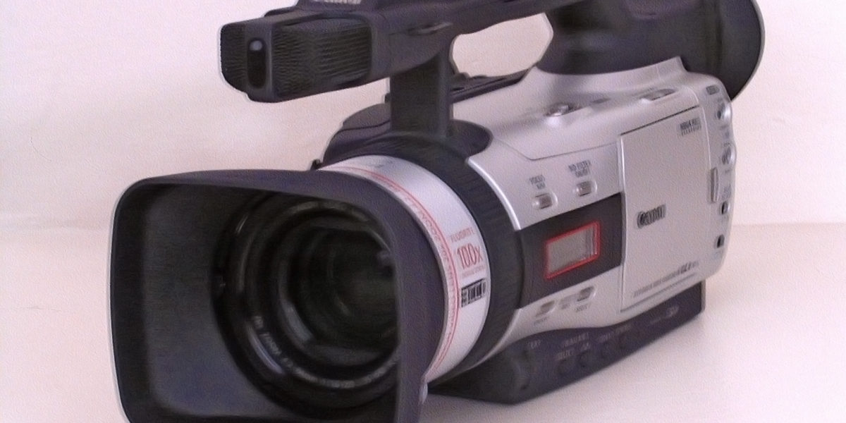 Canon GL2 XM2 MiniDV camcorder front view